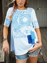 Load image into Gallery viewer, Casual Printed Short-Sleeved T-Shirt