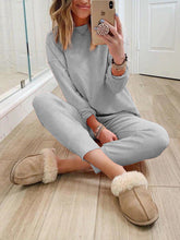 Load image into Gallery viewer, Simple Comfortable Casual Loose Soft Comfortable Top Pants Knitted Suit