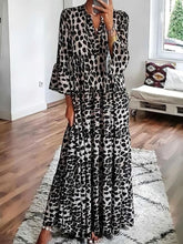 Load image into Gallery viewer, Sexy Leopard Print Long Dress