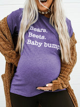 Load image into Gallery viewer, All-match Letter Printed Maternity Top