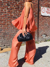 Load image into Gallery viewer, V-neck Solid Color Vest Loose Suit