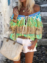 Load image into Gallery viewer, Fashionable Retro Casual Loose Floral Top