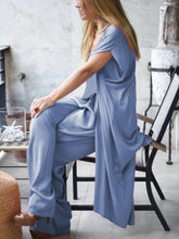 Load image into Gallery viewer, Simple Casual Loose Top Pants Coat Comfortable Soft Three-Piece Suit