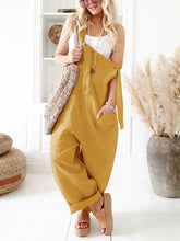 Load image into Gallery viewer, Fashionable Solid Color Casual Sling Jumpsuit