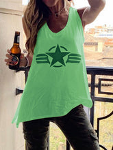 Load image into Gallery viewer, Vest Star Print Fashion Top