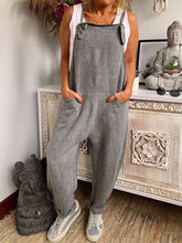 Load image into Gallery viewer, Simple Casual Plain Sling Jumpsuit