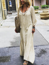 Load image into Gallery viewer, Fashion Casual Ruffled Sleeve Dress