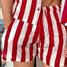 Load image into Gallery viewer, Men Casual Style Striped Two-Piece Suits