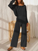 Load image into Gallery viewer, Solid Color Long Sleeve Casual Suit