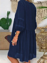 Load image into Gallery viewer, V-neck Loose Solid Color Casual Dresses