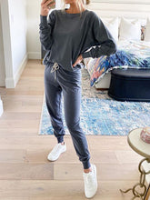 Load image into Gallery viewer, Simple Solid Color Long Sleeve Casual Suit