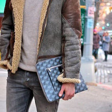 Load image into Gallery viewer, Men'S Autumn And Winter Solid Color Lapel Mid-Length Coat