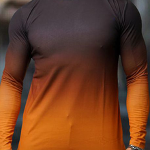 Load image into Gallery viewer, Men'S Fashion Gradient Slim Long Sleeve T-Shirt