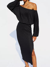 Load image into Gallery viewer, Solid Color Long Sleeve Casual Two-piece Suit