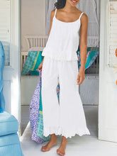 Load image into Gallery viewer, Simple Casual Loose Sling Tops And Pants Set