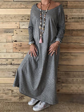 Load image into Gallery viewer, Casual Fashion Loose Maxi Dress