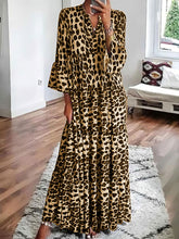 Load image into Gallery viewer, Sexy Leopard Print Long Dress