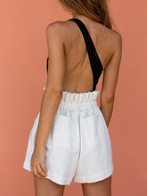 Load image into Gallery viewer, Monochrome Oblique Shoulder Vest Set