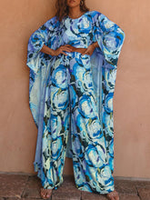 Load image into Gallery viewer, Casual Loose Printed Round Neck Two-piece Suit