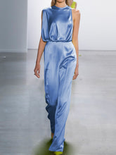 Load image into Gallery viewer, Solid Color Sleeveless Fashion Ladies Jumpsuit