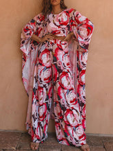 Load image into Gallery viewer, Casual Loose Printed Round Neck Two-piece Suit