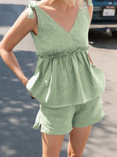 Load image into Gallery viewer, Sleeveless Solid Color Women's Suit