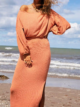 Load image into Gallery viewer, Solid Color Long Sleeve Casual Two-piece Suit