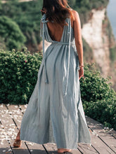 Load image into Gallery viewer, Retro Twist Rope High Waist Sleeveless Beach Casual Dress