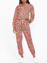 Load image into Gallery viewer, Leopard Print Long Sleeve Style Suit