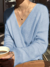 Load image into Gallery viewer, Autumn Winter Pure Color Knitted Warm Sweater for Women