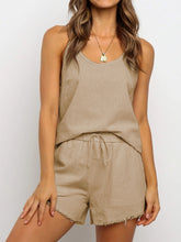 Load image into Gallery viewer, Casual Loose Sling Sleeveless Two-piece Suit