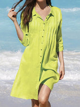 Load image into Gallery viewer, Casual Button Dress