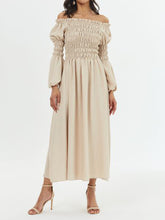 Load image into Gallery viewer, Single Collar Solid Color Elegant Dress