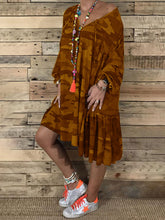 Load image into Gallery viewer, Casual Loose Camouflage Print Dress