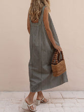 Load image into Gallery viewer, Striped Sleeveless Dress