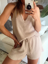 Load image into Gallery viewer, Casual Loose Solid Color Sleeveless Two-piece Suit