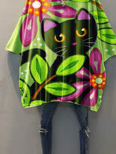 Load image into Gallery viewer, Sweet Floral-print Short Sleeve Shirts & Tops