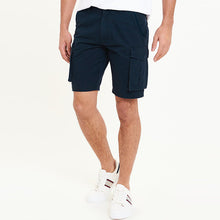 Load image into Gallery viewer, Men's Solid Color Casual Cargo Shorts