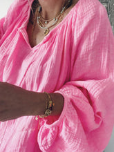 Load image into Gallery viewer, V-Neck Long Sleeve Loose T-Shirt