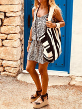 Load image into Gallery viewer, Fashionable Leopard Print Short Sleeve Casual Set