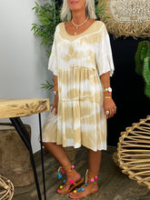Load image into Gallery viewer, Bohemian Loose Casual Loose Tie-Dye Dress
