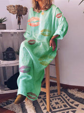 Load image into Gallery viewer, Printed Loose Dress