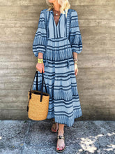 Load image into Gallery viewer, Fashionable Bohemian Printed Casual Dress