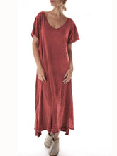 Load image into Gallery viewer, Fashion Casual Short Sleeve Dresses