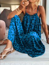 Load image into Gallery viewer, Fashionable Vacation Leopard Strap Dress
