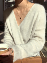 Load image into Gallery viewer, Autumn Winter Pure Color Knitted Warm Sweater for Women