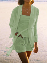 Load image into Gallery viewer, Casual Pure Color Camisole Women's Suit