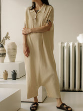 Load image into Gallery viewer, Fashion Casual Solid Color Lapel Jumpsuit