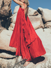 Load image into Gallery viewer, Summer Casual Sexy Backless Sling Loose Maix Dress