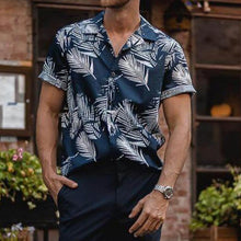 Load image into Gallery viewer, Men Spring Fashion Printed Short Sleeves Shirt
